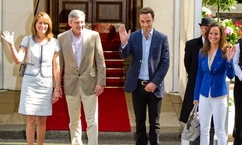 Carole Middleton, Michael Middleton cu copiii lor Pippa Middleton si James Middleton   GettyImages 113286742 jpg