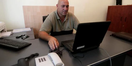 Comisar-şef Ionel Gone, şeful Serviciului Judeţean Anticorupţie. Foto: Victor Boldîr