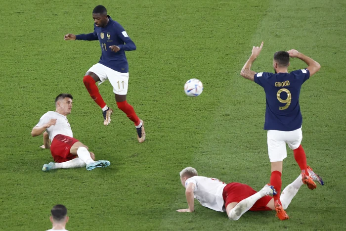Franța - Danemarca. FOTO EPA EFE