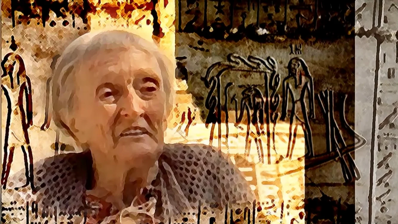 Omm Sety, femeia care s-a reconectat cu viaţa sa anterioară / Foto: Captură video