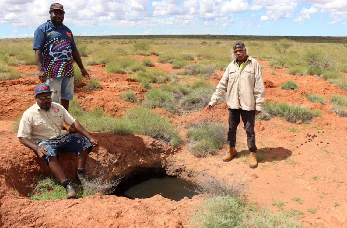 Animalul extrem de rar a fost găsit într-un sat din Australia. Sursă foto: abc.net.au/KJ Rangers