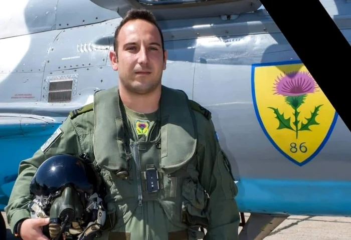 Căpitanul Costinel Iosif Niţă a murit după ce s-a prăbuşit cu un MIG-21 LanceR FOTO Facebook/Costinel Iosif Niţă