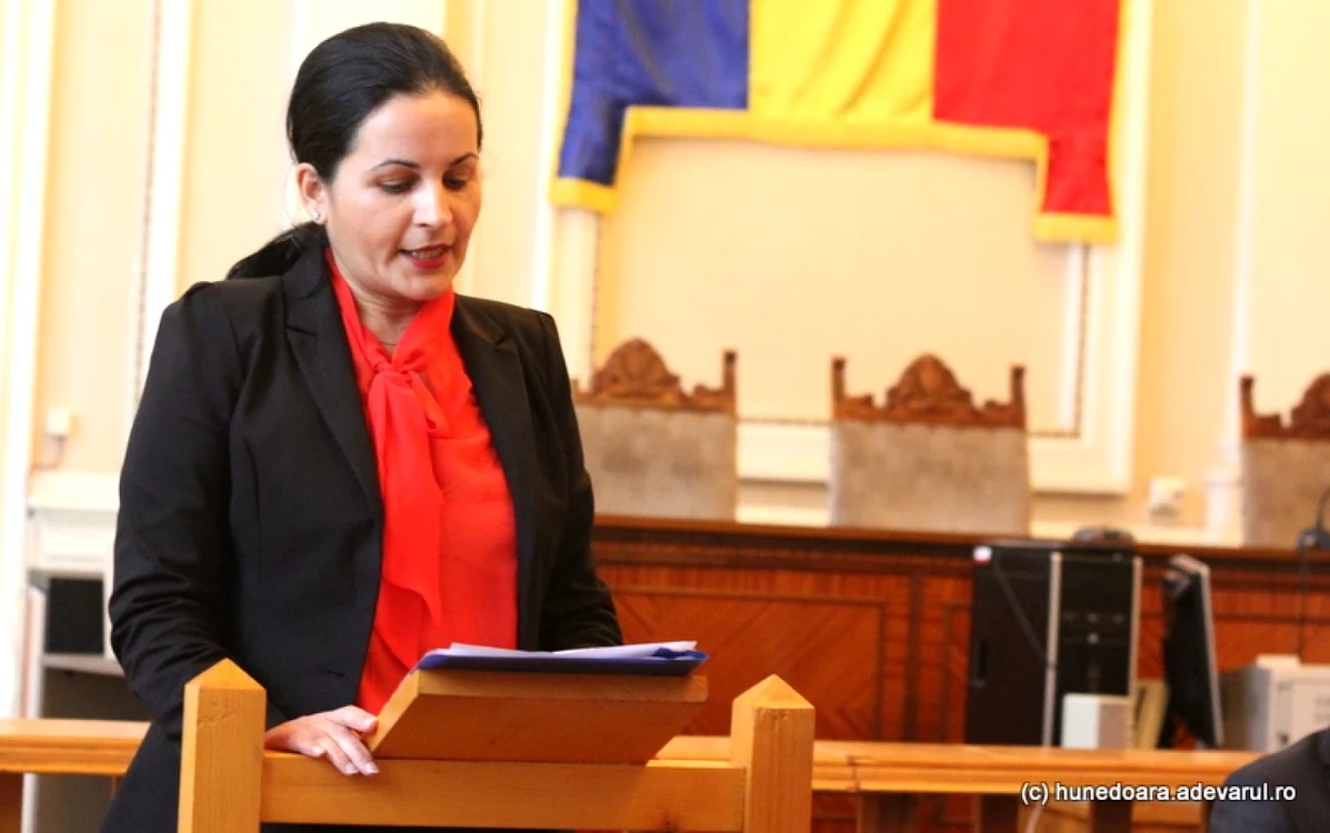 Mihaela Timişan, preşedinte al Tribunalului Hunedoara. FOTO: Daniel Guţă. ADEVĂRUL.