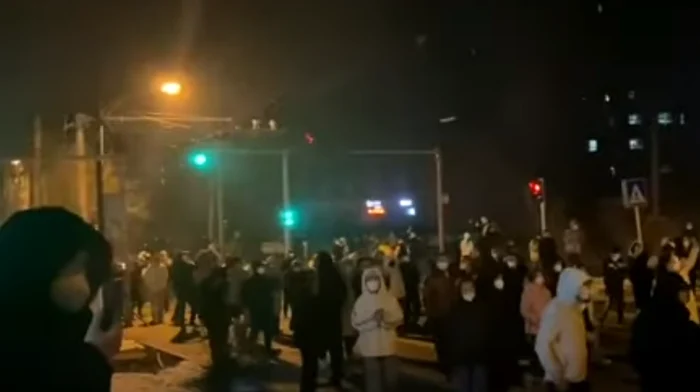 Shanghai este unul din numeroasele oraşe din China în care au loc proteste împotriva restricţiilor.