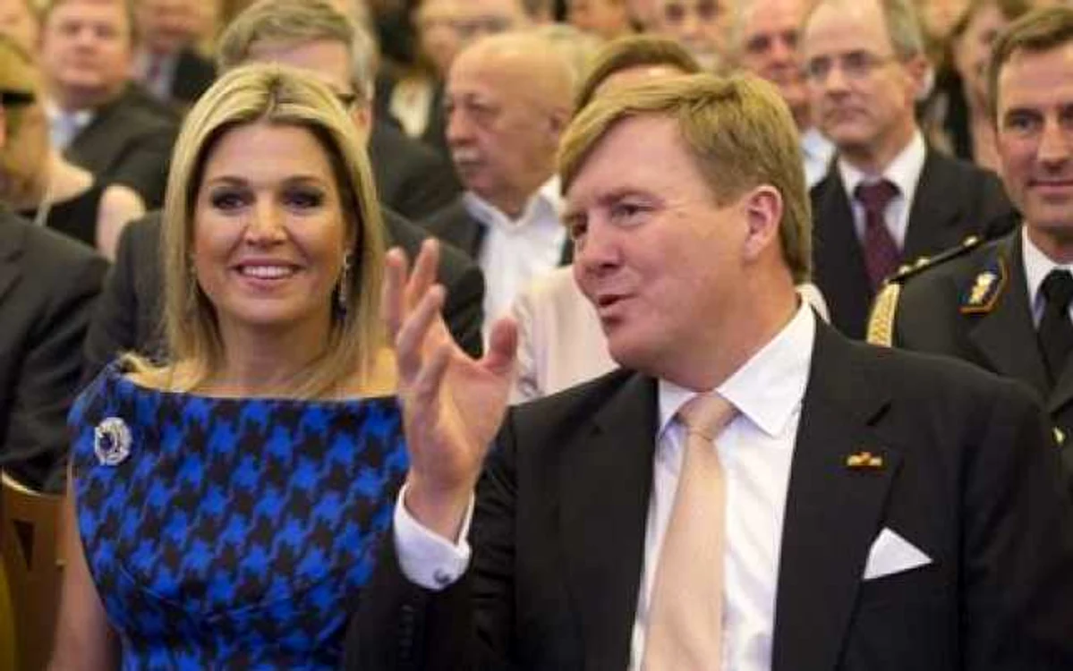 Regele Willem-Alexander la conservatorul Ceaikovski din Moscova. FOTO: AP