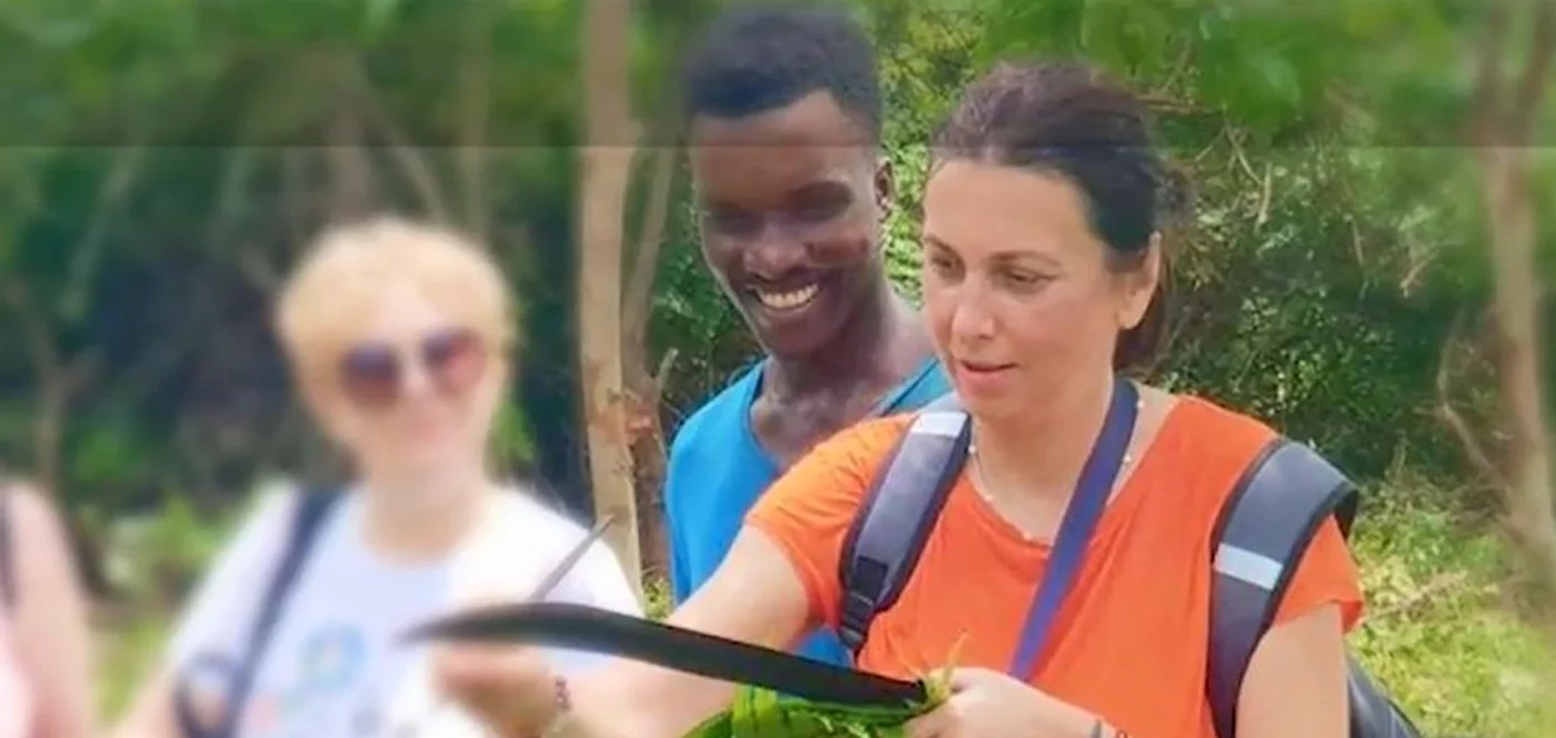 Camelia Tise în vacanța în Africa. Sursă foto: Observator 
