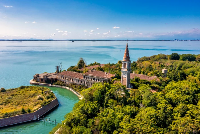 Poveglia, insula izolată din laguna venețiană, interzisă turiștilor FOTO: Arhivă