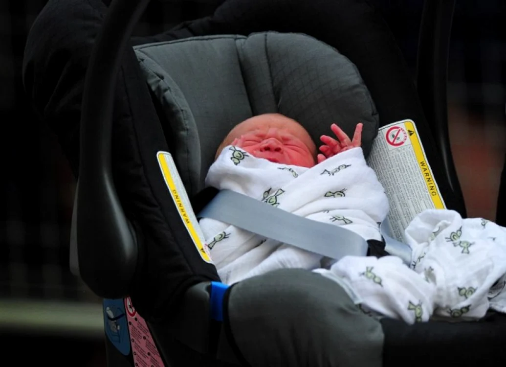 Bebeluşul lui Kate Middleton şi al Prinţului William (FOTO AFP)