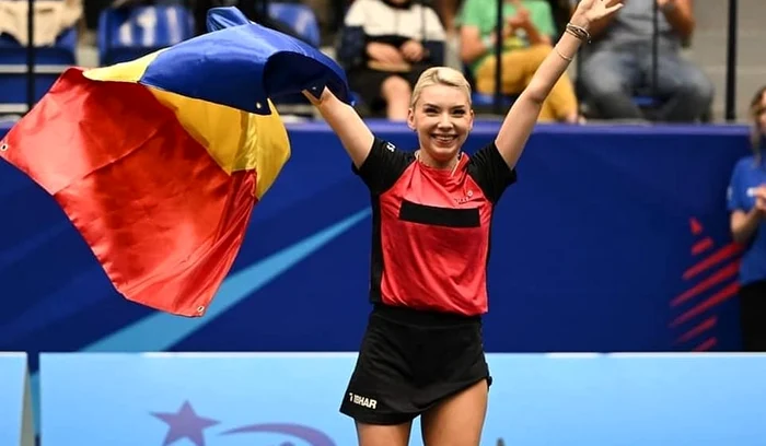 Bernadette Szőcs, medaliată cu aur la Jocurile Europene (FOTO: Facebook)