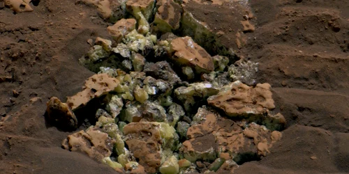 Rover-ul NASA Curiosity a găsit cristale de sulf pur. FOTO NASA/JPL-Caltech/MSSS