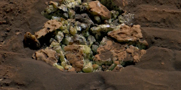Rover-ul NASA Curiosity a găsit cristale de sulf pur. FOTO NASA/JPL-Caltech/MSSS