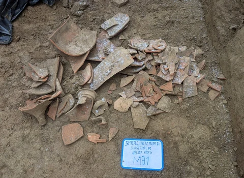 Bunuri culturale descoperite în timpul cercetării arheologice la Spitalul Municipal Constanța (© Muzeul de Istorie Națională și Arheologie Constanța)