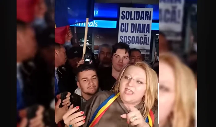 Diana Șoșoacă. FOTO: Captură Video