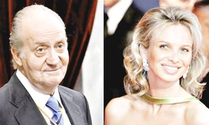 Regele Juan Carlos şi prinţesa germană  Corinna Sayn Wittgenstein jpeg