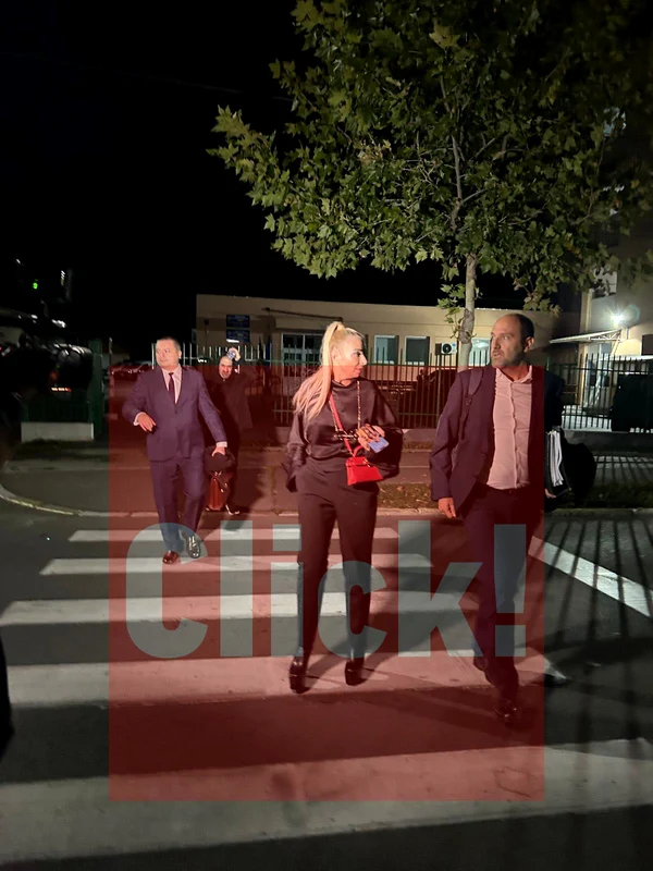 Ana Maria Prodan, la ieșirea din sala de judecată de la Buftea foto: Click!