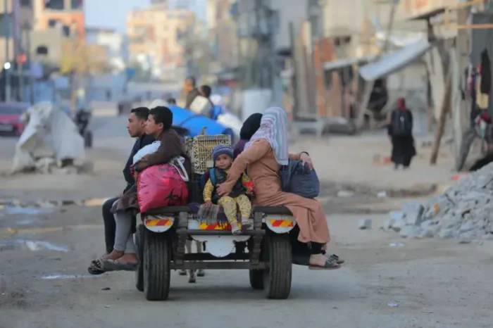 Armata israeliană a emis odine de evacuare pentru mai multe zone din Gaza FOTO: Getty images