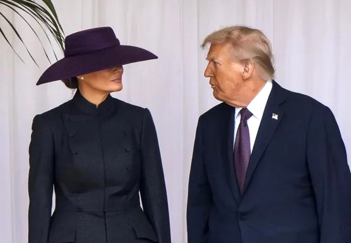 Donald Trump și Melania Trump în vizită în Marea Britanie. Foto: Profimedia Images