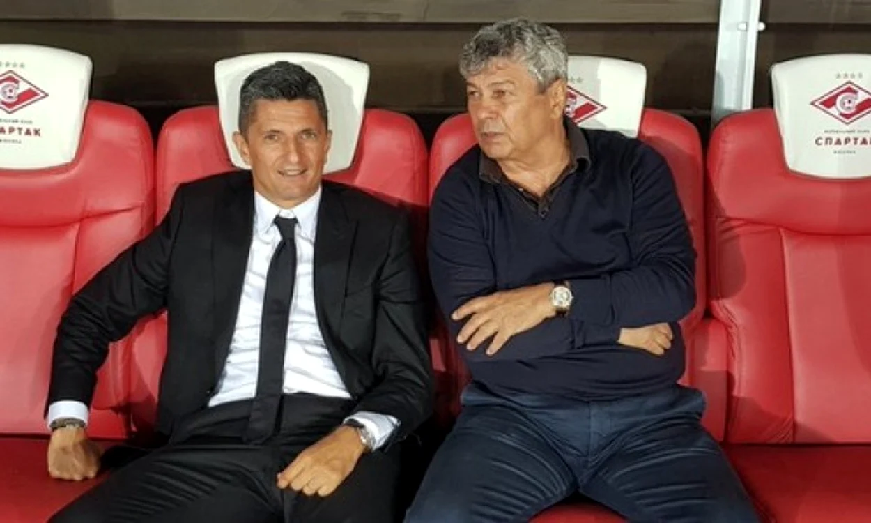 Răzvan Lucescu, alături de tatăl său, Mircea Lucescu Foto/Arhive