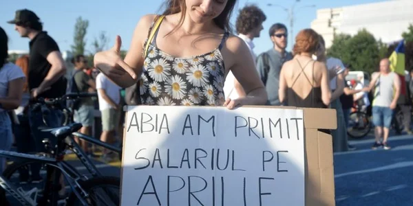   Protestul actorilor FOTO Mediafax