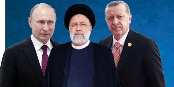 Putin-Erdogan-Raisi- Foto twitter