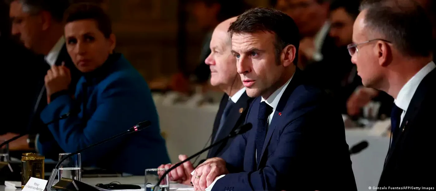 Conferința de la Paris pentru susținerea Ucrainei: Emmanuel Macron nu exclude nimic...