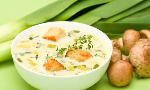 Cream of Mushroom and Leek soup jpeg