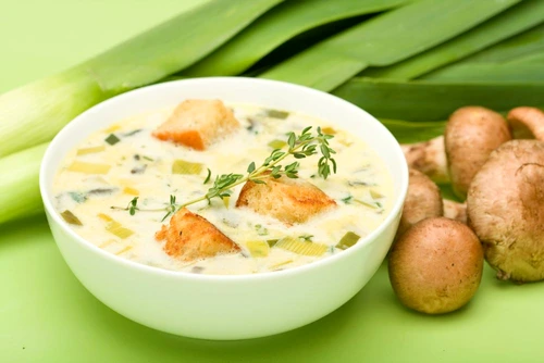 Cream of Mushroom and Leek soup jpeg
