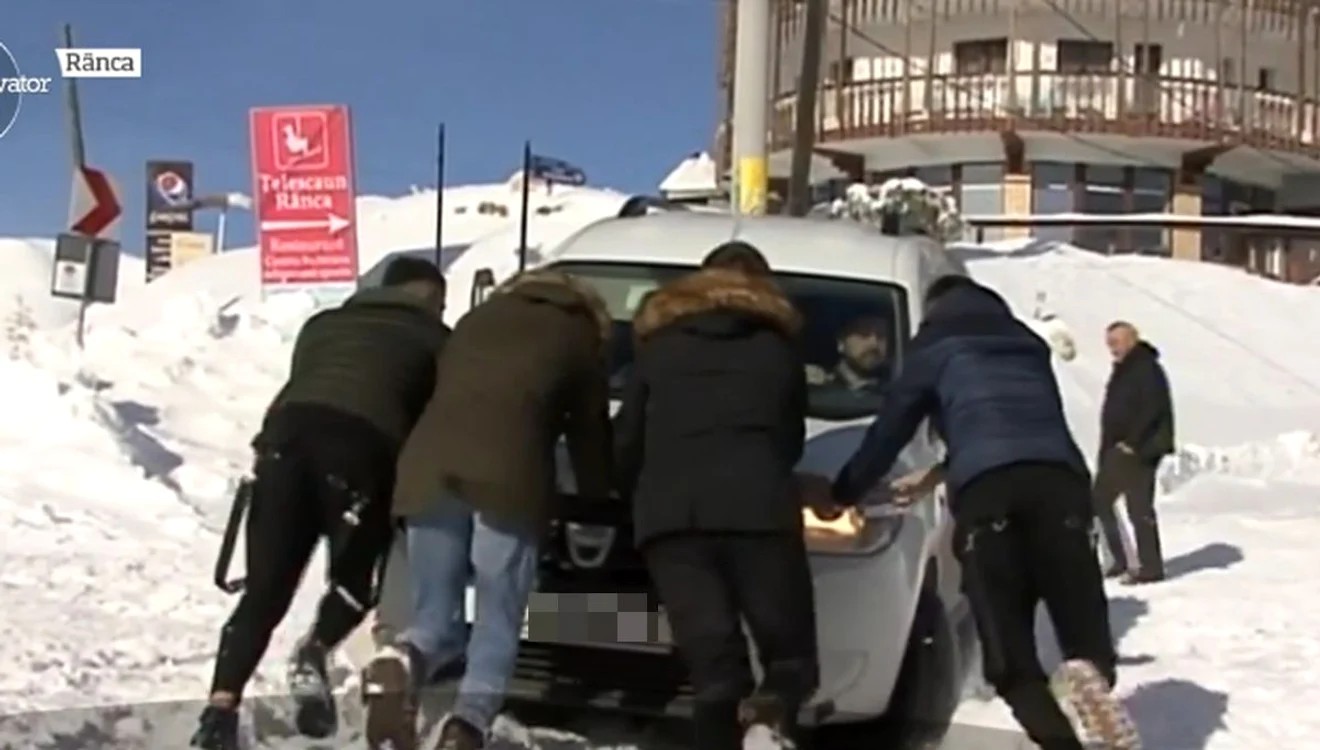 
    La Rânca a fost viscol sâmbătă noapteFoto: a1.ro  