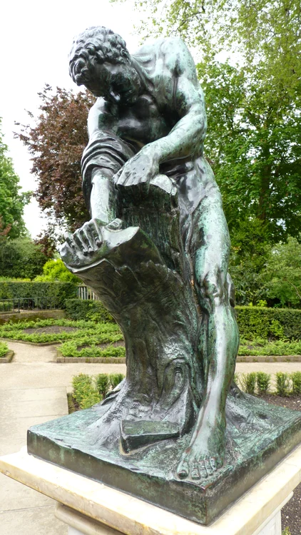 Statuia lui Milo din Crotona FOTO wikipedia
