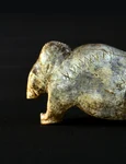 Figurina mamut din peștera Vogelherd, veche de aproximativ 40.000 de ani (© Universität Tübingen / Hildegard Jensen, CC-BY-SA 4.0)