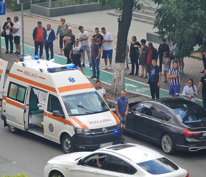 Pieton rănit pe o stradă din Slatina. Șoferul a fost testat pozitiv pentru două substanțe psihoactive