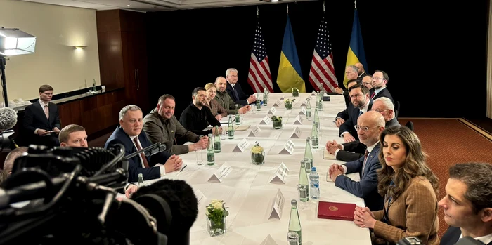 Volodimir Zelensky s-a întâlnit cu JD Vance FOTO: X