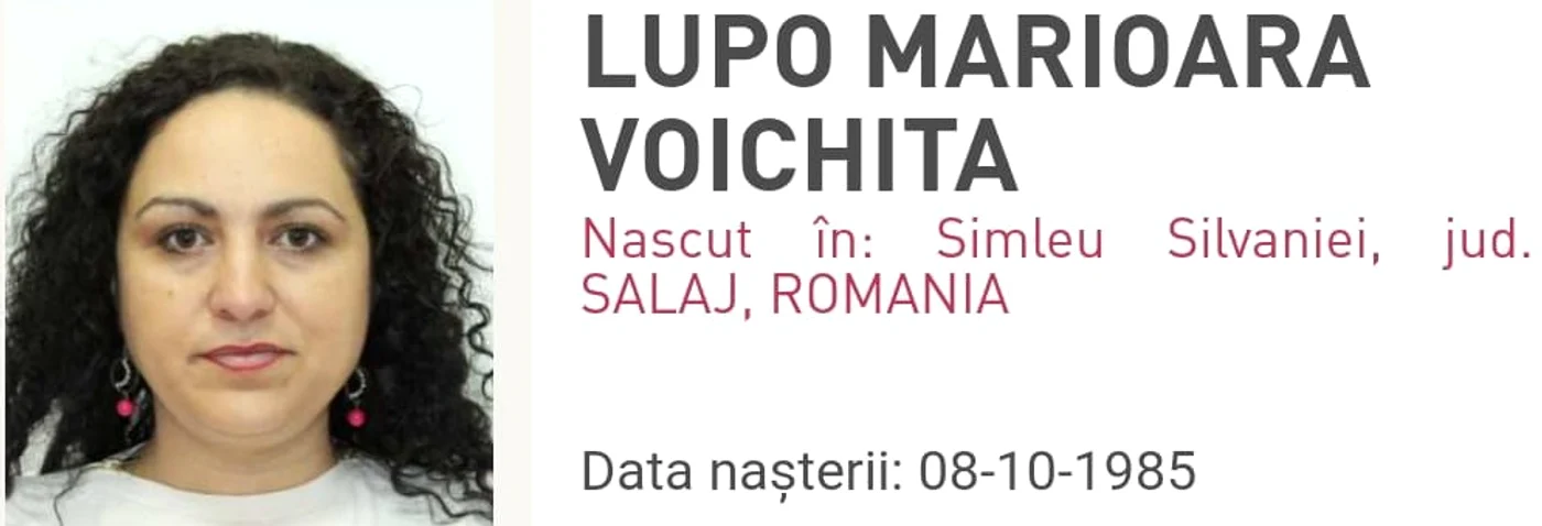 Proxeneta Mărioara Voichița Lupo FOTO: Poliția Română