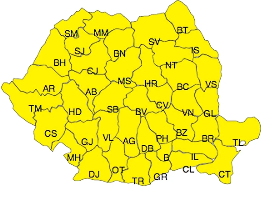 În toată ţara e cod galben de ger