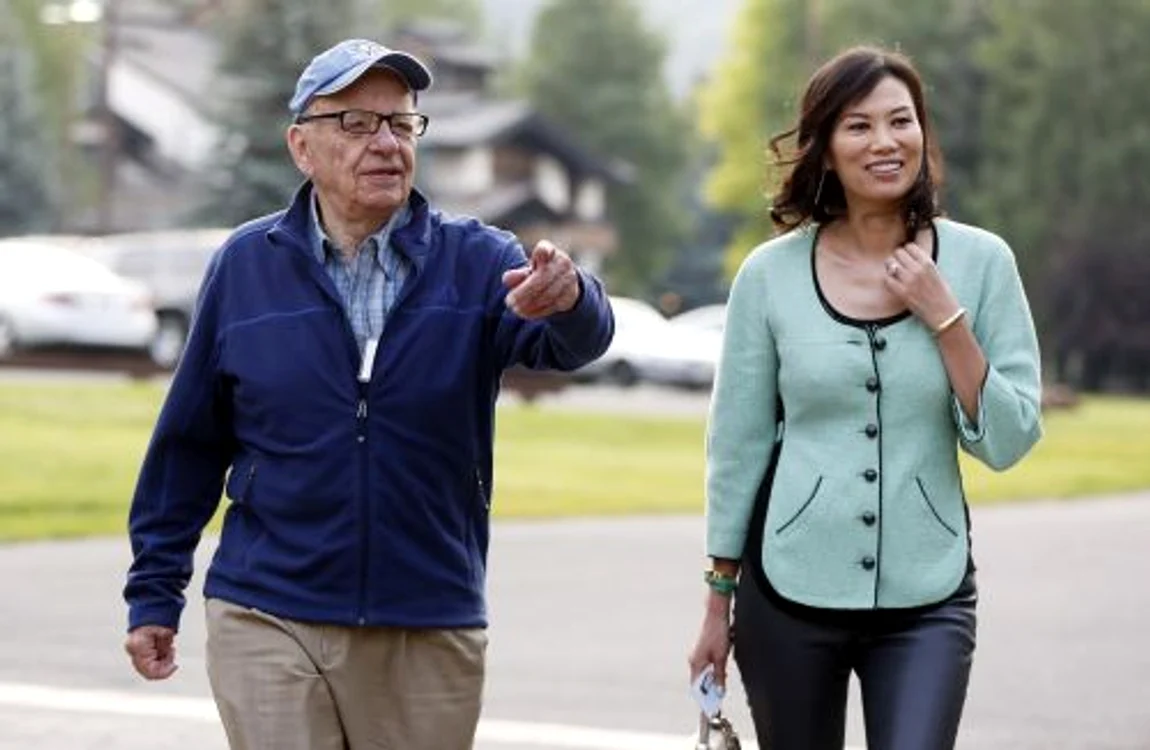 Rupert şi Wendi Murdoch (FOTO REUTERS)
