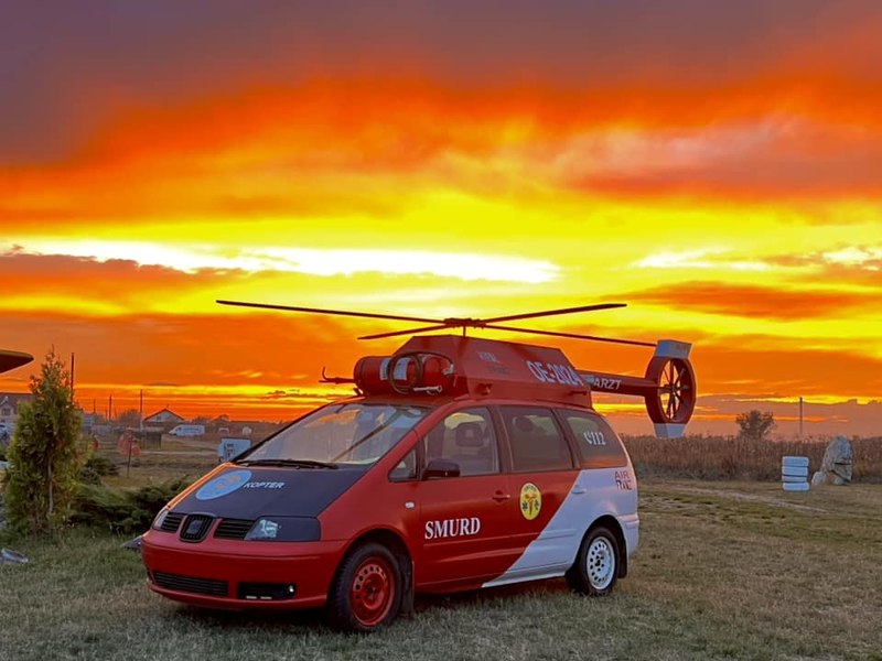 În România există o „maşină elicopter” și este perfect funcțională