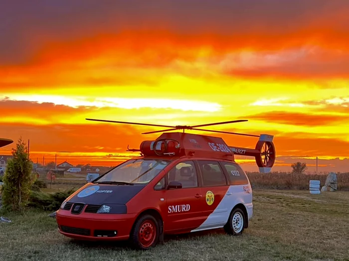 Autoturismul elicopter FOTO: Aerodrom Breaza