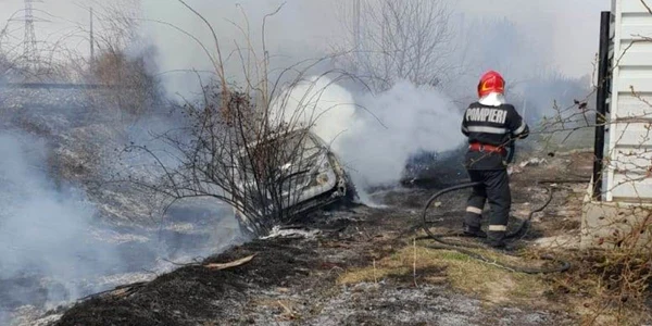 incendiu auto