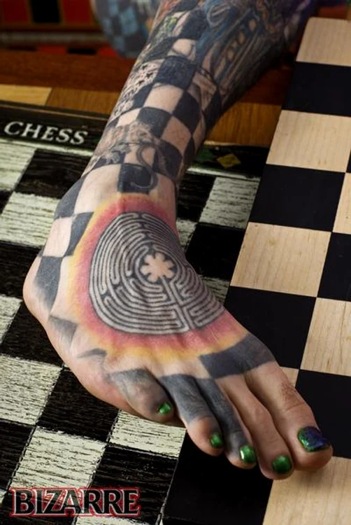 Matt are tatuaje pe 95% din suprafaţa corpului, înclusiv pe limbă, ochi sau organele genitaleFoto: arhivă personală