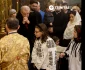 Gigi Becali a plâns în biserică. Captură Trinitas TV