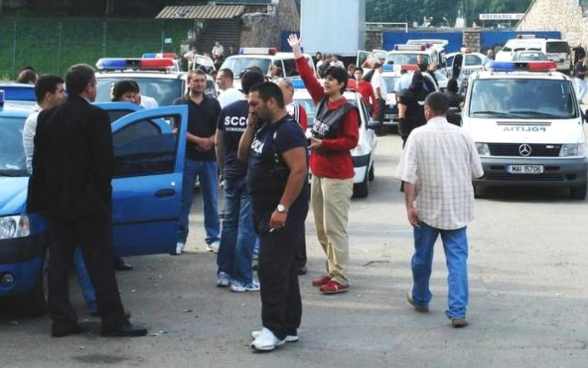 Traian Berbeceanu în 2006, alături de Codruţa Kovesi. în timpul arestărilor din dosarul mafiei fierului vechi. FOTO: Cristi Vatavu / zhd.ro.