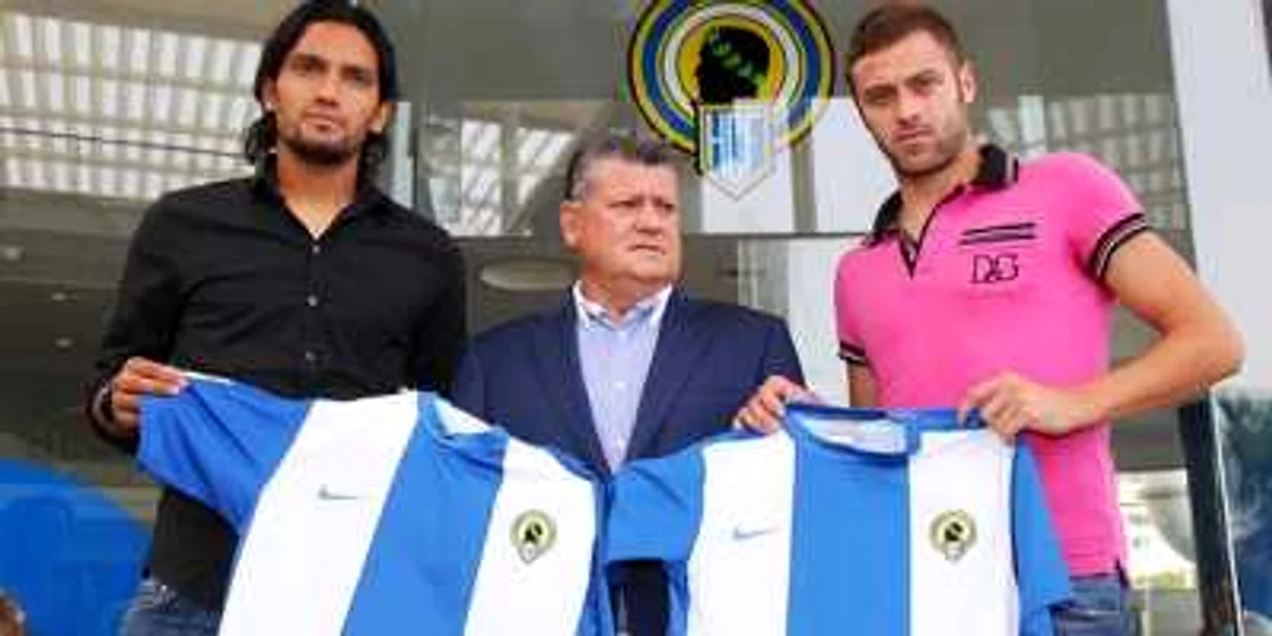  Cristi Pulhac, în momentul prezentării la Hercules Alicante
