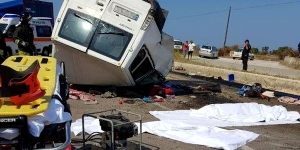 Accident rutier Italia FOTO Twitter @PatrizioNicole1