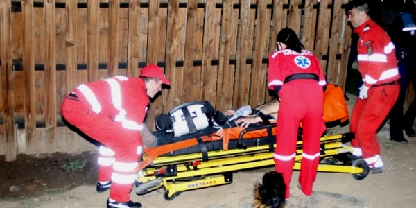 Înjunghiatul a fost transportat la Unitatea de Primiri Urgenţe Foto: arhivă
