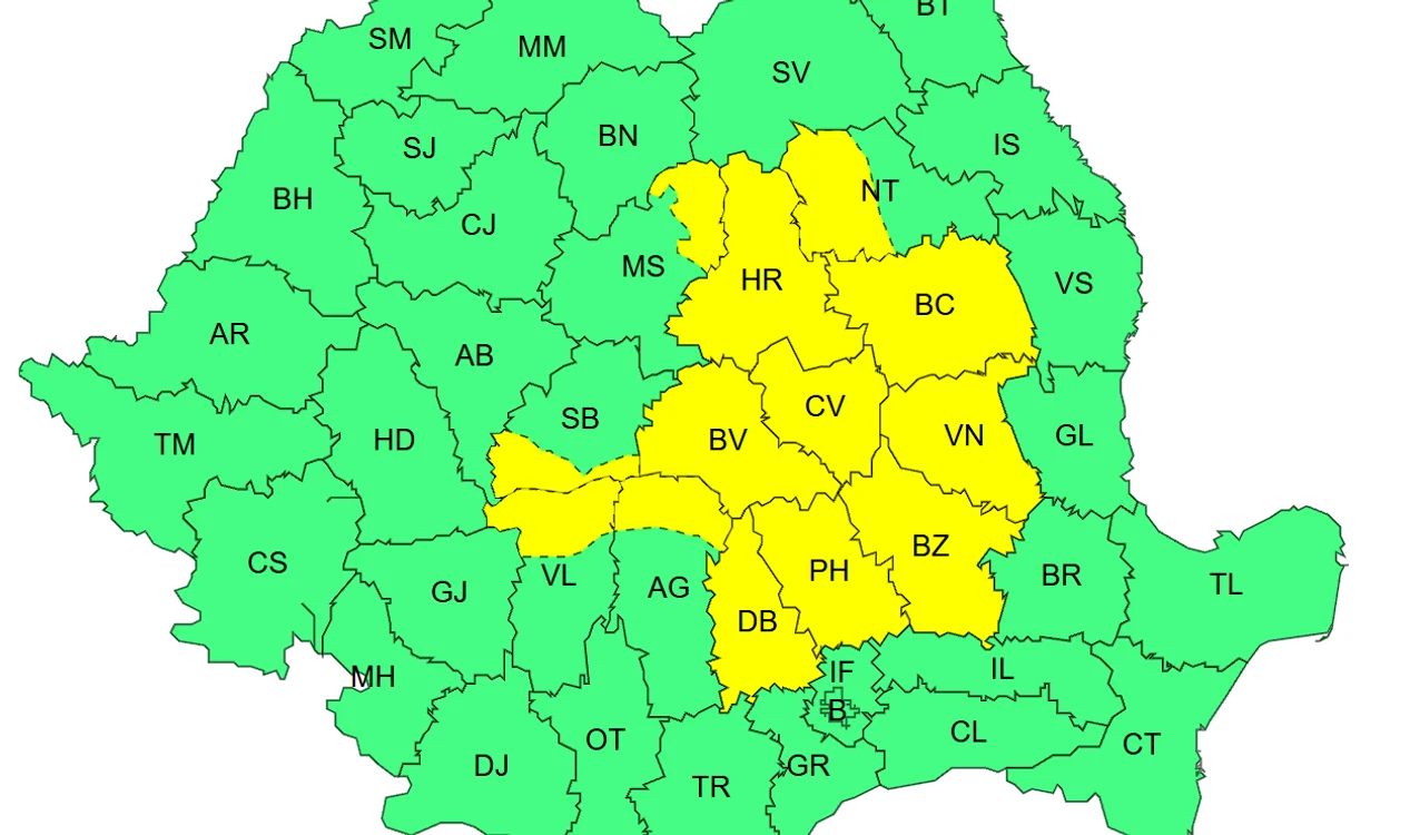 Mai multe regiuni afectate de vremea rea