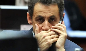 Nicolas Sarkozy la Bruxelles in 2009 FOTO AFP