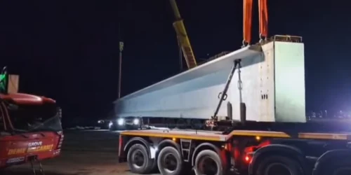 FOTO CNAIR grinzi pe santierul Boița Autostrada Sibiu Pitești png