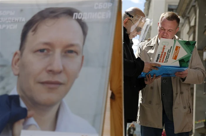 Andrei Dmitriev, un opozant moderat al regimului Lukașenko FOTO EPA-EFE