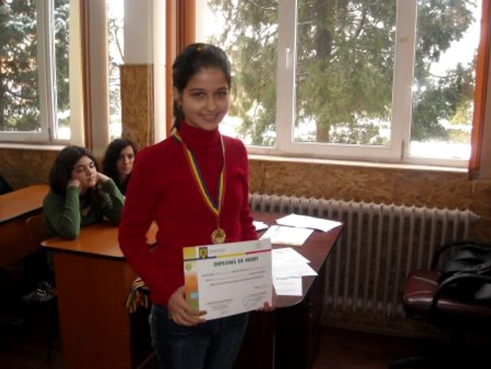 Beatrice Grecu, mândră de premiul său
