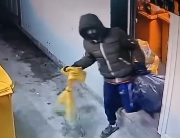 Bărbatul care a furat picioarele de om amputate a fost surprins de camere video